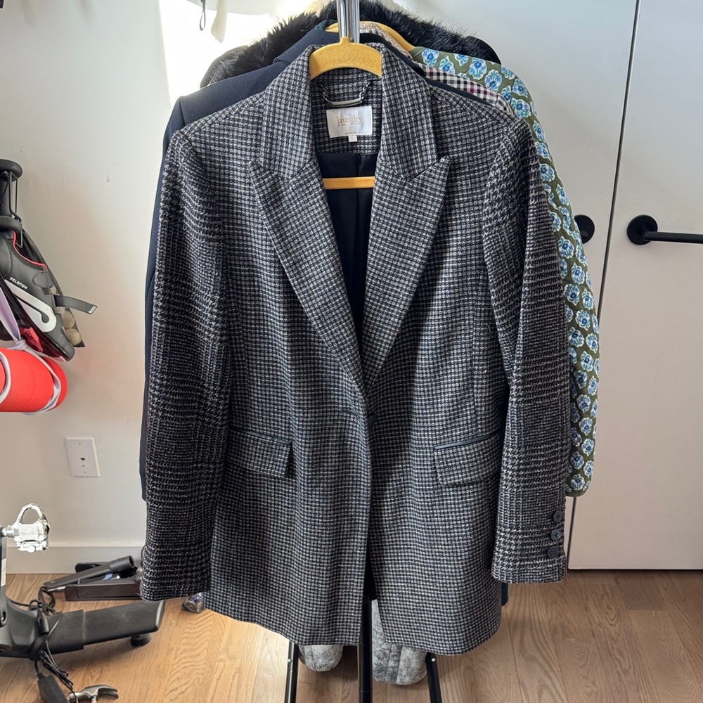 Wool oversized blazer
